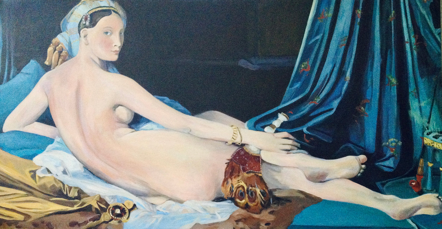 Grande Odalisque (After Jean-Auguste Dominique Ingres) - Museum Study