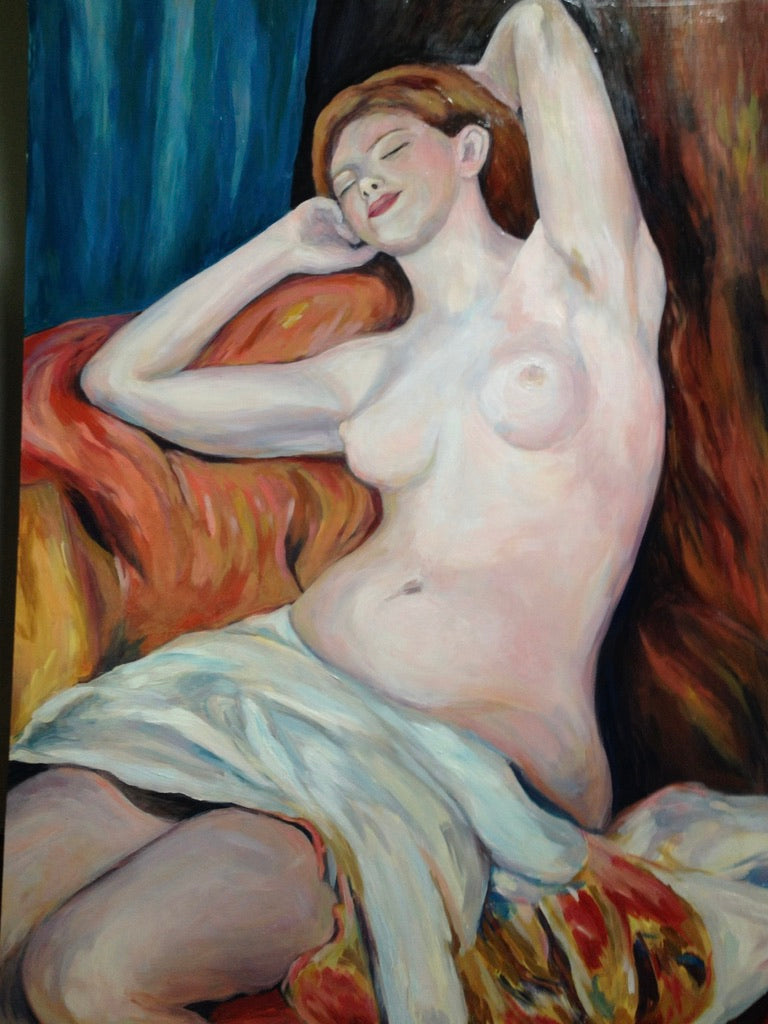 Sleeping Girl (After Pierre Auguste Renoir) - Museum Study