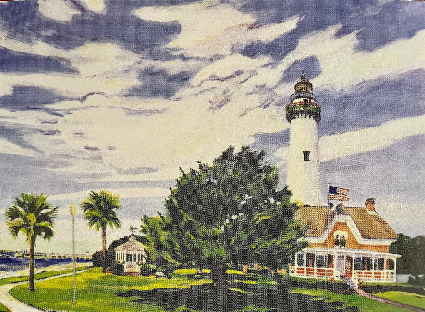 Saint Simons Island, GA Light House Christmas Cards